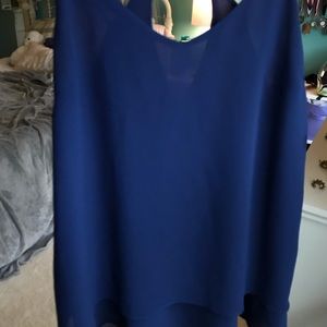 Navy blue tank top